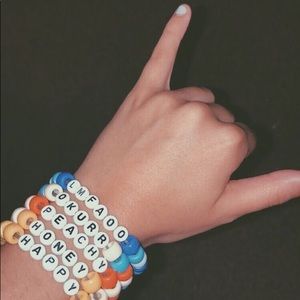 “VSCO” CUSTOM PONY BEAD BRACELETS